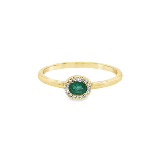 EMERALD & DIAMOND RING