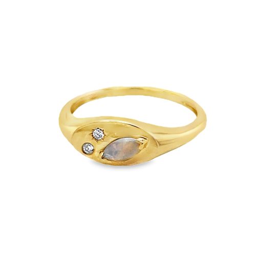 OPAL & DIAMOND RING