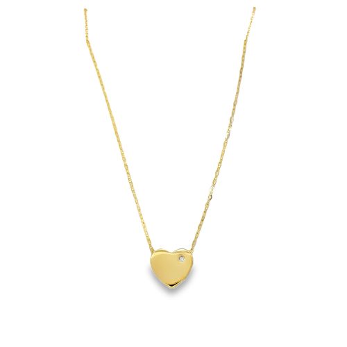 DIAMOND HEART NECKLACE