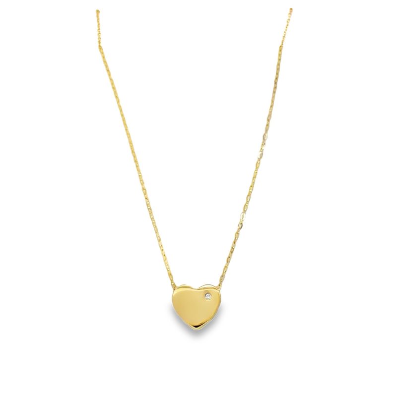 DIAMOND HEART NECKLACE