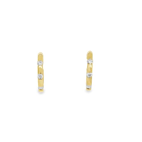 DIAMOND HOOP EARRINGS