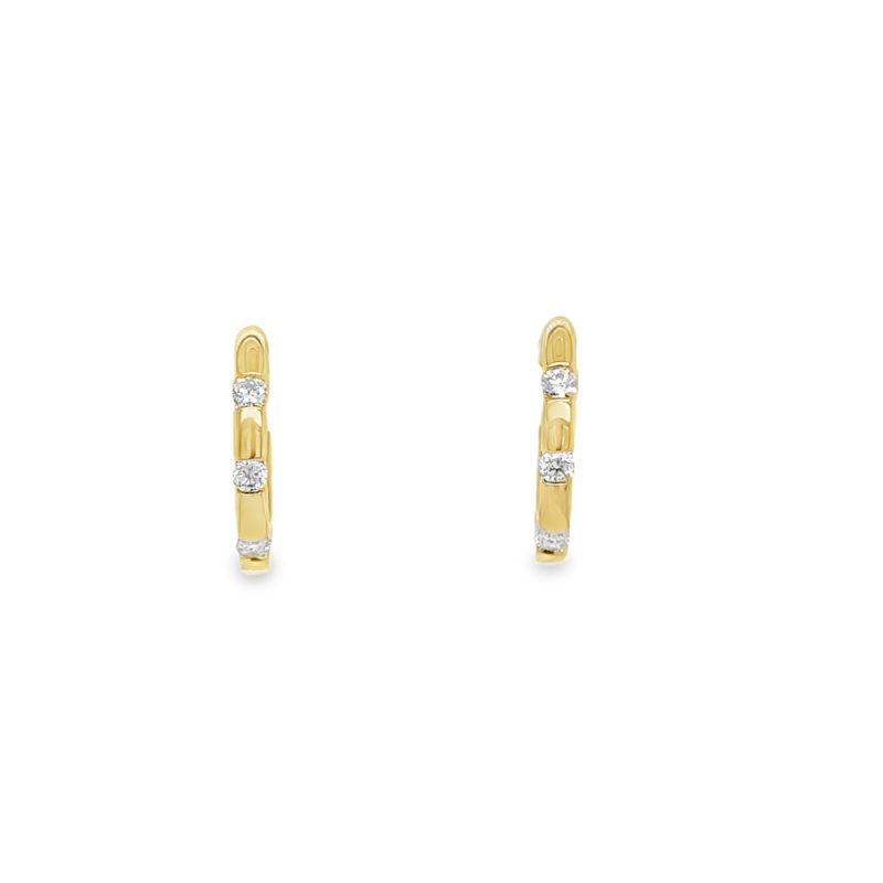 DIAMOND HOOP EARRINGS