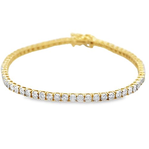 0.75ct TOTAL WEIGHT DIAMOND TENNIS BRACELET