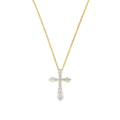 DIAMOND CROSS NECKLACE