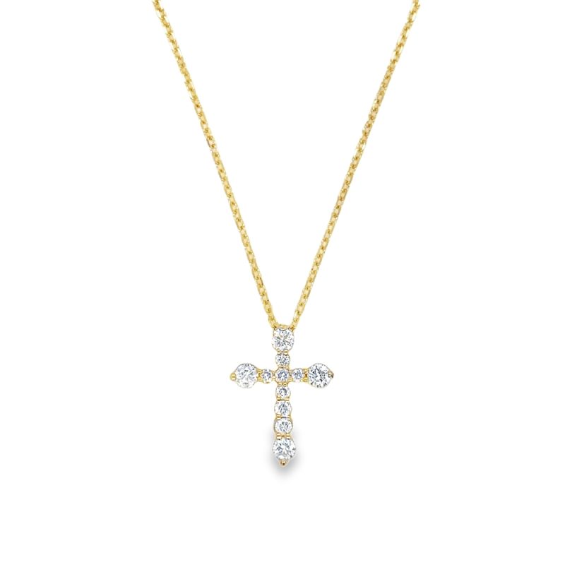 DIAMOND CROSS NECKLACE