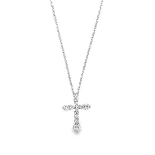 DIAMOND CROSS NECKLACE