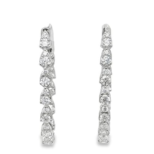 DIAMOND HOOP EARRINGS
