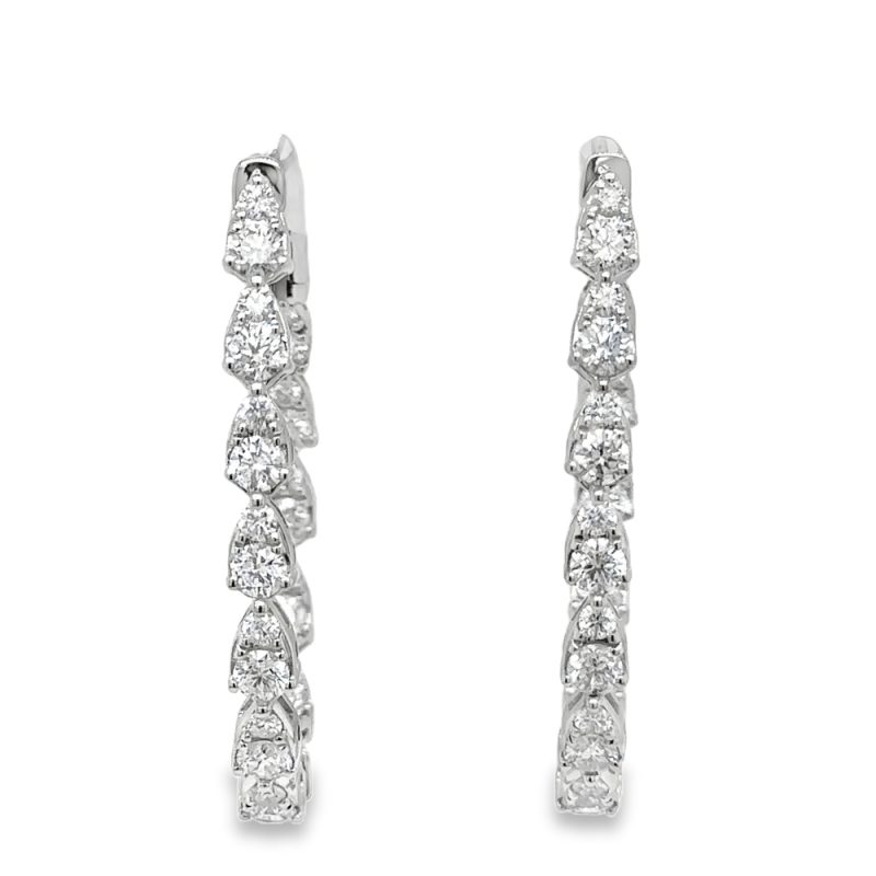 DIAMOND HOOP EARRINGS