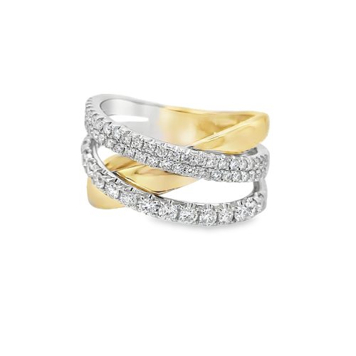 0.82ct TOTAL WEIGHT DIAMOND FASHION RING