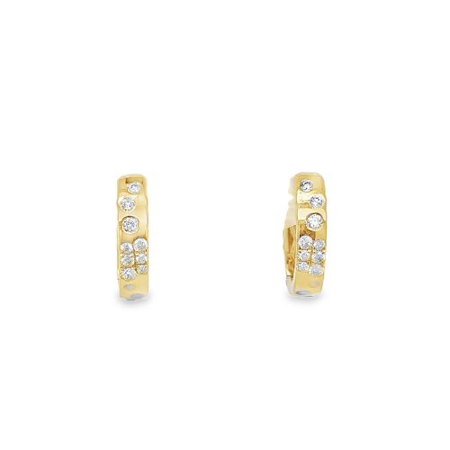 DIAMOND HOOP EARRINGS