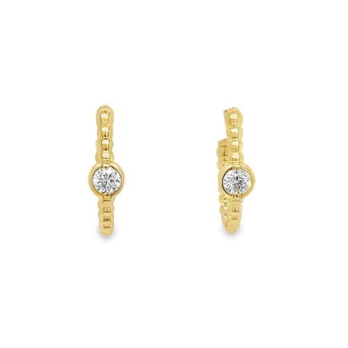 DIAMOND HOOP EARRINGS