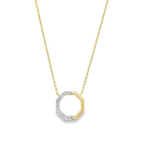 DIAMOND GEOMETRIC NECKLACE