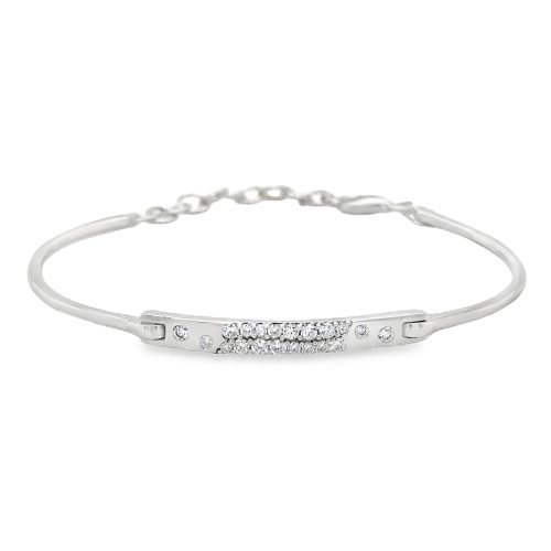 0.38ct TOTAL WEIGHT DIAMOND BANGLE BRACELET