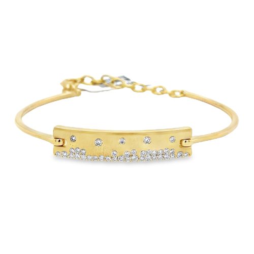 0.50ct TOTAL WEIGHT DIAMOND BANGLE BRACELET