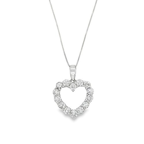 DIAMOND HEART NECKLACE