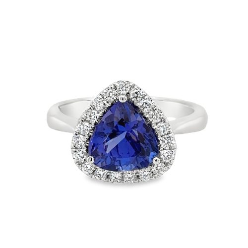 TANZANITE & DIAMOND RING