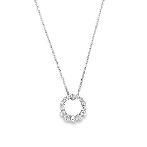 DIAMOND CIRCLE NECKLACE