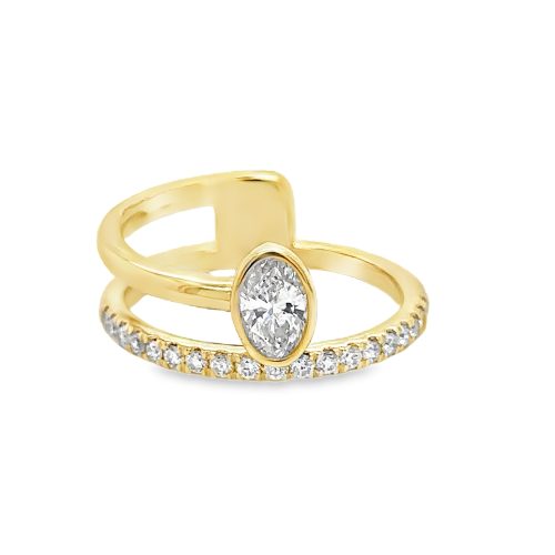 0.75ct TOTAL WEIGHT DIAMOND FASHION RING
