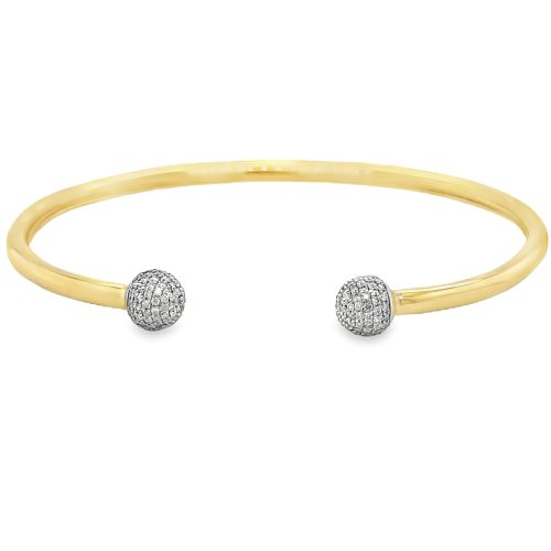 0.75ct TOTAL WEIGHT DIAMOND BANGLE BRACELET