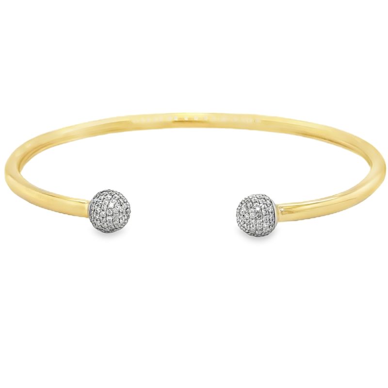 0.75ct TOTAL WEIGHT DIAMOND BANGLE BRACELET