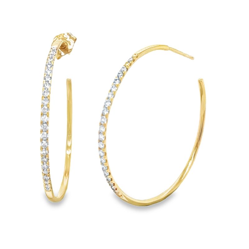 DIAMOND HOOP EARRINGS
