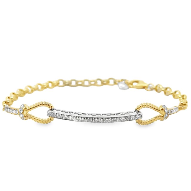 1.00ct TOTAL WEIGHT DIAMOND BRACELET