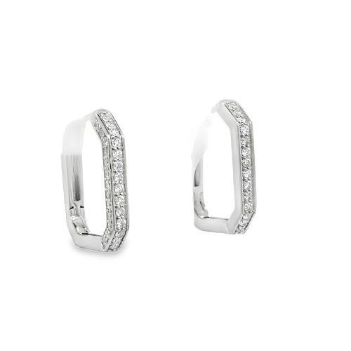 DIAMOND GEOMETRIC HOOPS