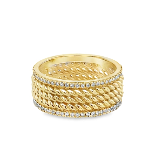0.55ct TOTAL WEIGHT WIDE DIAMOND ETERNITY BAND