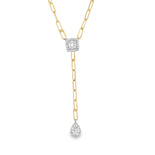 DIAMOND LARIAT NECKLACE