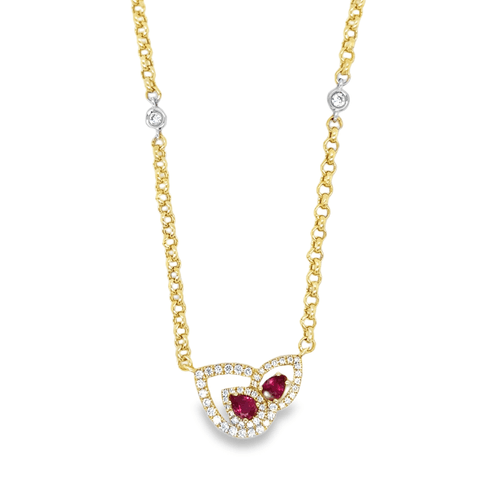 RUBY & DIAMOND NECKLACE