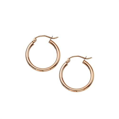 POLISHED HOOP EARRINGS