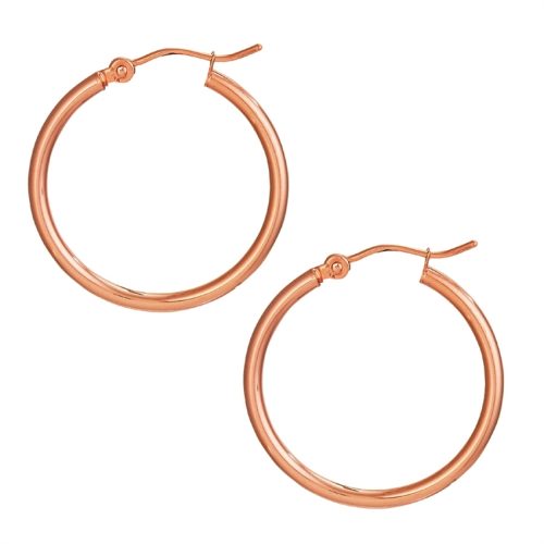 POLISHED HOOP EARRINGS