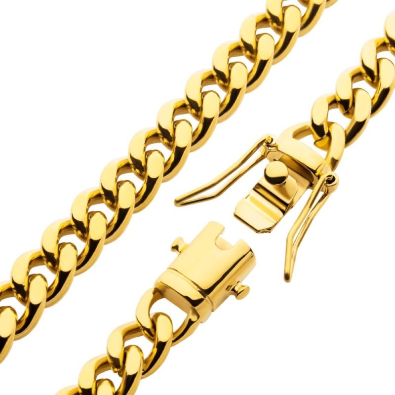 6MM 18K GOLD PLATED MIAMI CUBAN CHAIN BRACELET - Image 3
