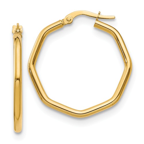 POLISHED HOOP EARRINGS