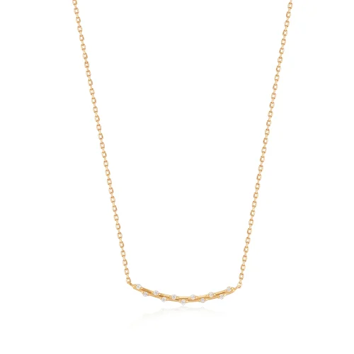 DIAMOND STARGAZER BAR NECKLACE