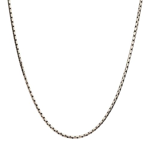 3MM STEEL BOSTON LINK CHAIN NECKLACE