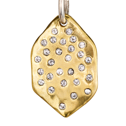 STARSHOWER TRAPEZIUM CHARM- BRASS