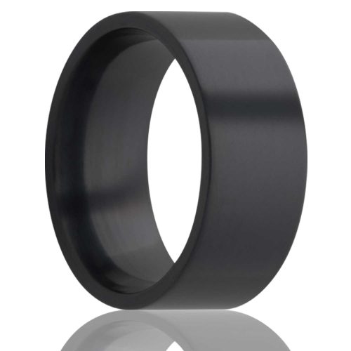 6MM ZIRCONIUM BAND WITH HIGH POLISHED FINISH