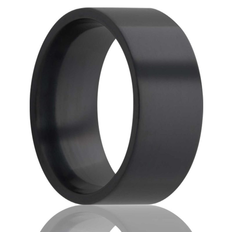 6MM ZIRCONIUM BAND WITH HIGH POLISHED FINISH