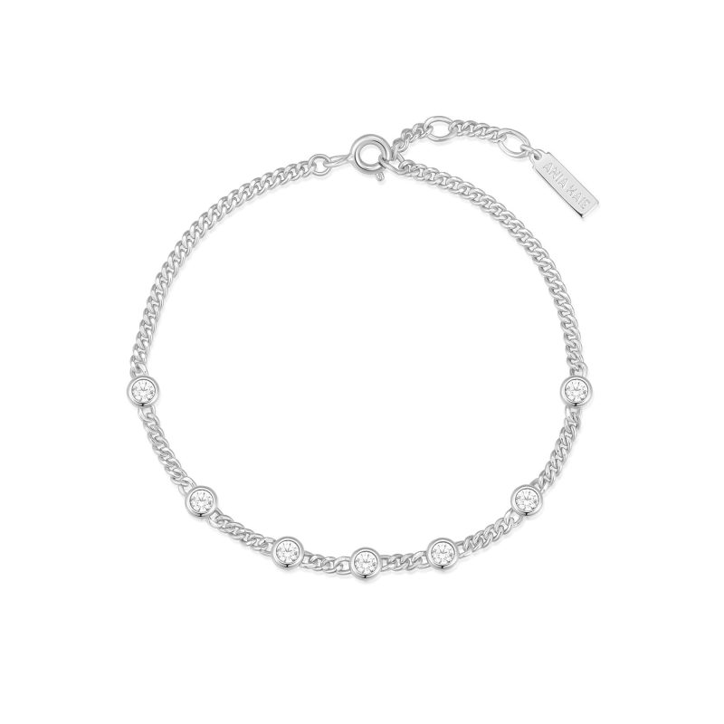 MELODIC POET MULTI STATION ROUND STONE CHAIN BRACELET