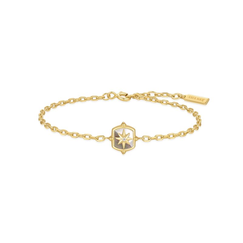 TRAILBLAZER COLOR BLOCK MOTHER OF PEARL START BRACELET