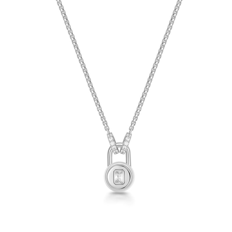 TRAILBLAZER LINKED LOCKET DANGLE NECKLACE